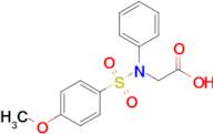 N-((4-methoxyphenyl)sulfonyl)-N-phenylglycine