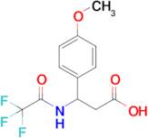 3-(4-Methoxyphenyl)-3-(2,2,2-trifluoroacetamido)propanoic acid