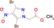 Methyl 2-(3,5-dibromo-4-nitro-1H-pyrazol-1-yl)acetate