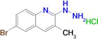 6-Bromo-2-hydrazinyl-3-methylquinoline hydrochloride