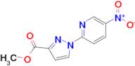 Methyl 1-(5-nitropyridin-2-yl)-1H-pyrazole-3-carboxylate