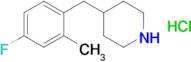 4-(4-Fluoro-2-methylbenzyl)piperidine hydrochloride