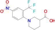 1-(4-Nitro-2-(trifluoromethyl)phenyl)piperidine-3-carboxylic acid