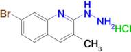 7-Bromo-2-hydrazinyl-3-methylquinoline hydrochloride