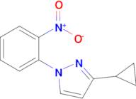 3-Cyclopropyl-1-(2-nitrophenyl)-1H-pyrazole