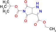 5-(Tert-butyl) 3-ethyl 4,6-dioxo-3a,4,6,6a-tetrahydropyrrolo[3,4-c]pyrazole-3,5(1H)-dicarboxylate