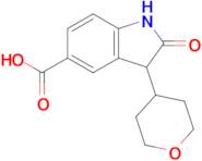 2-Oxo-3-(tetrahydro-2H-pyran-4-yl)indoline-5-carboxylic acid