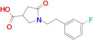 1-(3-Fluorophenethyl)-5-oxopyrrolidine-3-carboxylic acid