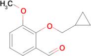 2-(Cyclopropylmethoxy)-3-methoxybenzaldehyde