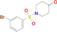 1-((3-Bromophenyl)sulfonyl)piperidin-4-one