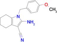 2-Amino-1-(4-methoxybenzyl)-4,5,6,7-tetrahydro-1H-indole-3-carbonitrile