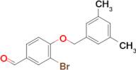 3-Bromo-4-((3,5-dimethylbenzyl)oxy)benzaldehyde