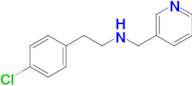 2-(4-Chlorophenyl)-N-(pyridin-3-ylmethyl)ethan-1-amine