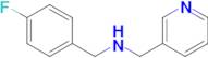 N-(4-fluorobenzyl)-1-(pyridin-3-yl)methanamine