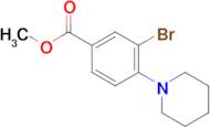 Methyl 3-bromo-4-(piperidin-1-yl)benzoate