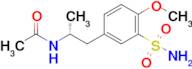 (R)-N-(1-(4-methoxy-3-sulfamoylphenyl)propan-2-yl)acetamide