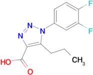 1-(3,4-Difluorophenyl)-5-propyl-1H-1,2,3-triazole-4-carboxylic acid