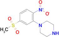 1-(5-(Methylsulfonyl)-2-nitrophenyl)piperazine