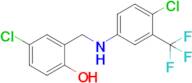 4-Chloro-2-(((4-chloro-3-(trifluoromethyl)phenyl)amino)methyl)phenol