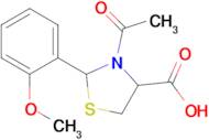 3-Acetyl-2-(2-methoxyphenyl)thiazolidine-4-carboxylic acid