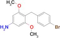 4-(4-Bromobenzyl)-3,5-dimethoxyaniline