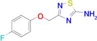 3-((4-Fluorophenoxy)methyl)-1,2,4-thiadiazol-5-amine