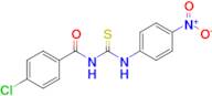 4-Chloro-N-((4-nitrophenyl)carbamothioyl)benzamide