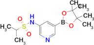 N-(5-(4,4,5,5-tetramethyl-1,3,2-dioxaborolan-2-yl)pyridin-3-yl)propane-2-sulfonamide