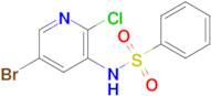 N-(5-bromo-2-chloropyridin-3-yl)benzenesulfonamide