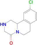 10-Chloro-1,2,3,6,7,11b-hexahydro-4H-pyrazino[2,1-a]isoquinolin-4-one