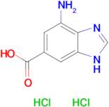 4-amino-1H-1,3-benzodiazole-6-carboxylic acid dihydrochloride
