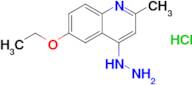 6-Ethoxy-4-hydrazinyl-2-methylquinoline hydrochloride