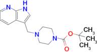Tert-butyl 4-((1H-pyrrolo[2,3-b]pyridin-3-yl)methyl)piperazine-1-carboxylate