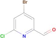 4-Bromo-6-chloropicolinaldehyde