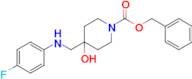 Benzyl 4-(((4-fluorophenyl)amino)methyl)-4-hydroxypiperidine-1-carboxylate