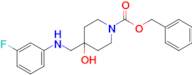 Benzyl 4-(((3-fluorophenyl)amino)methyl)-4-hydroxypiperidine-1-carboxylate