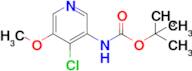 Tert-butyl (4-chloro-5-methoxypyridin-3-yl)carbamate