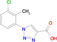 1-(3-Chloro-2-methylphenyl)-1H-1,2,3-triazole-4-carboxylic acid