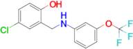 4-Chloro-2-(((3-(trifluoromethoxy)phenyl)amino)methyl)phenol