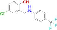 4-Chloro-2-(((4-(trifluoromethyl)phenyl)amino)methyl)phenol