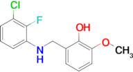 2-(((3-Chloro-2-fluorophenyl)amino)methyl)-6-methoxyphenol