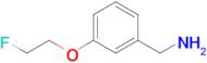 (3-(2-Fluoroethoxy)phenyl)methanamine