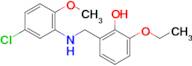 2-(((5-Chloro-2-methoxyphenyl)amino)methyl)-6-ethoxyphenol