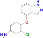 3-chloro-4-(1H-indazol-4-yloxy)aniline