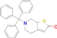 6-Trityl-5,6,7,7a-tetrahydrothieno[2,3-c]pyridin-2(4H)-one