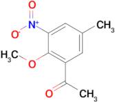 1-(2-Methoxy-5-methyl-3-nitrophenyl)ethan-1-one