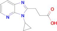 3-(3-Cyclopropyl-3H-imidazo[4,5-b]pyridin-2-yl)propanoic acid