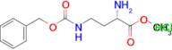 Methyl (S)-2-amino-4-(((benzyloxy)carbonyl)amino)butanoate hydrochloride