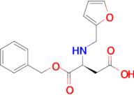 (S)-4-(benzyloxy)-3-((furan-2-ylmethyl)amino)-4-oxobutanoic acid