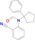 N-(2-cyanophenyl)-N-(1-phenylcyclopentyl)formamide